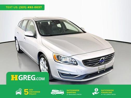 Bright Silver Metallic 2016 Volvo V60 T5 Drive-E Platinum
