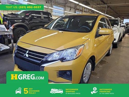 Sand Yellow 2022 Mitsubishi Mirage ES