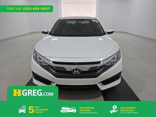 Taffeta White 2018 Honda Civic EX