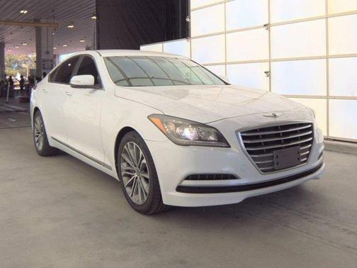 Casablanca White 2016 Hyundai Genesis 3.8