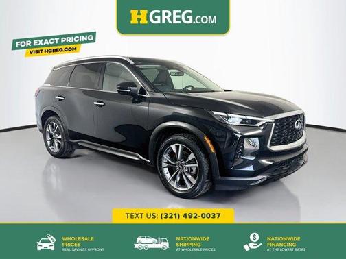 Mineral Black 2024 INFINITI QX60 Luxe