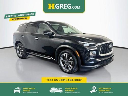 Mineral Black 2024 INFINITI QX60 Luxe