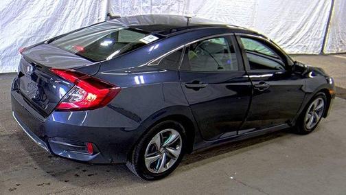 Aegean Blue Metallic 2020 Honda Civic LX