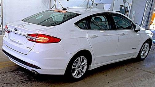 Oxford White 2018 Ford Fusion Hybrid S