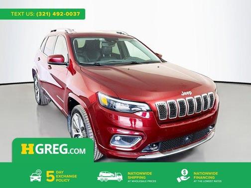 Velvet Red Pearlcoat 2019 Jeep Cherokee Overland
