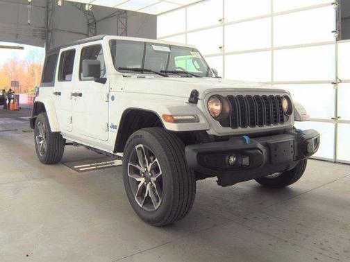 Bright White Clearcoat 2024 Jeep Wrangler 4xe Sport