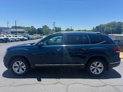 Tourmaline Blue Metallic 2018 Volkswagen Atlas 3.6L SEL