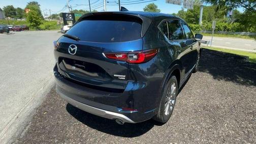Deep Crystal Blue Mica 2025 Mazda CX-5 2.5 Turbo Signature