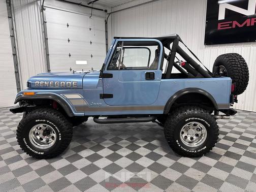 Blue 1984 Jeep CJ-7 Renegade Utility