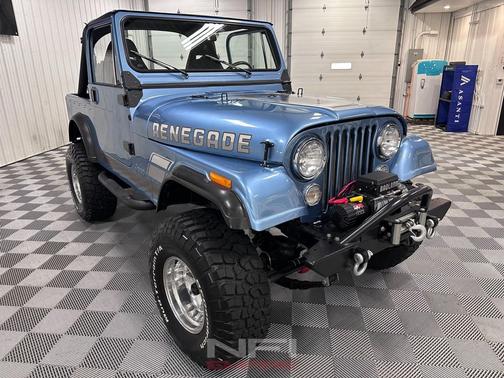 Blue 1984 Jeep CJ-7 Renegade Utility