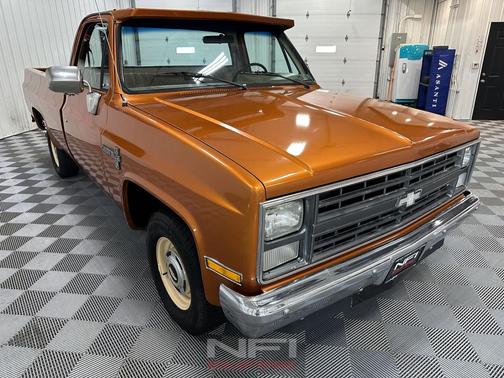 Bronze 1987 Chevrolet Pickup Truck Custom Deluxe Reg Cab
