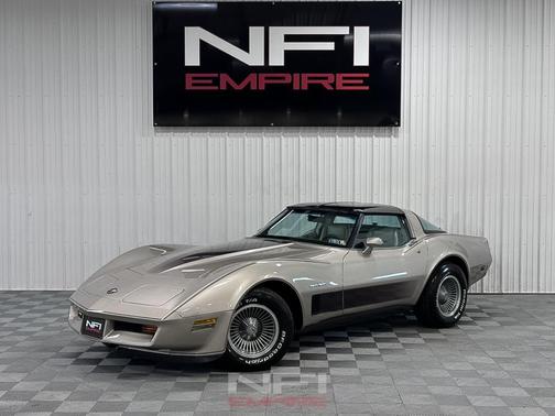 Gold 1982 Chevrolet Corvette Coupe
