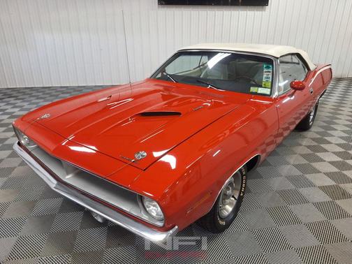 Red 1970 Plymouth Cuda Convertible