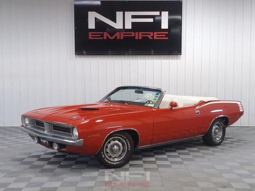 Red 1970 Plymouth Cuda Convertible
