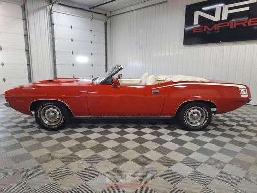 Red 1970 Plymouth Cuda Convertible