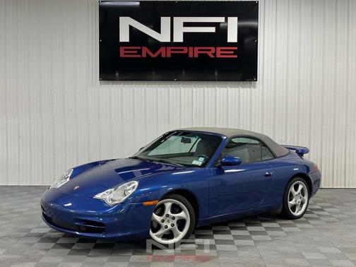 Blue 2002 Porsche 911 Carrera 4