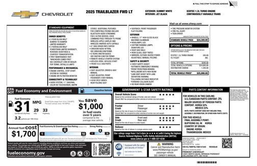 2025 Chevrolet Trailblazer LT