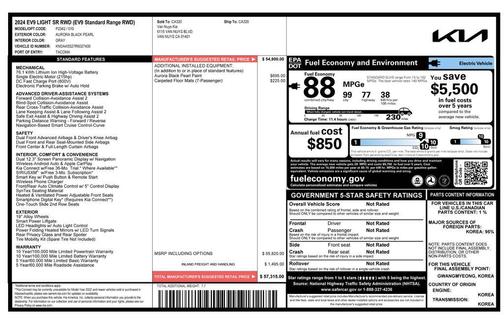 2024 Kia EV9 Light Short Range