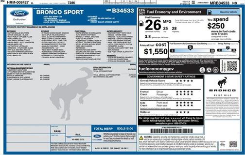 2021 Ford Bronco Sport Big Bend