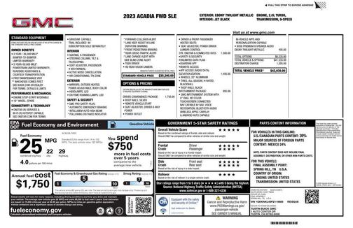 2023 GMC Acadia FWD SLE