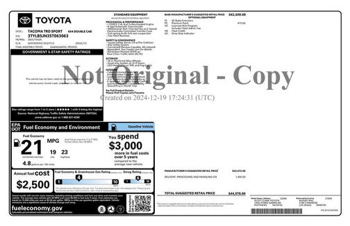 2025 Toyota Tacoma TRD Sport