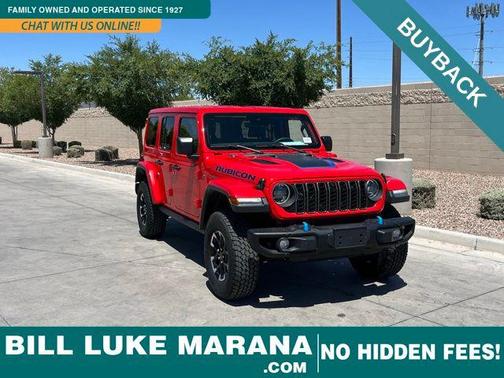 Firecracker Red Clearcoat 2024 Jeep Wrangler 4xe Rubicon X