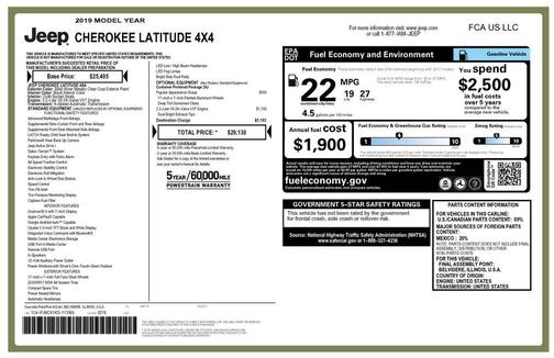 2019 Jeep Cherokee Latitude