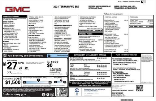 2021 GMC Terrain SLE