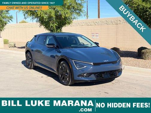 Midnight Lake Blue 2025 Kia EV6 Wind AWD