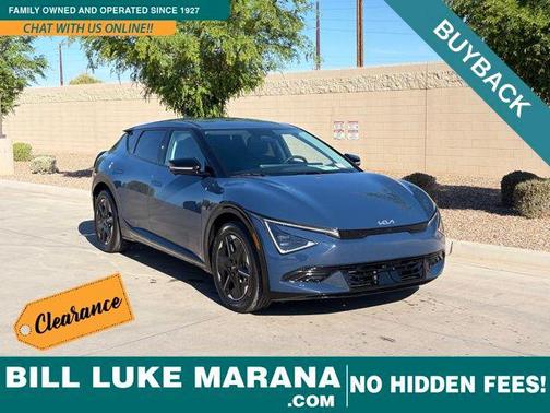 Midnight Lake Blue 2025 Kia EV6 Wind AWD