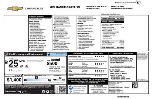 2022 Chevrolet Blazer 2LT