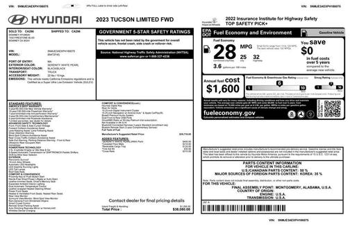 2023 Hyundai TUCSON Limited