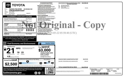 2025 Toyota Tacoma TRD Off-Road