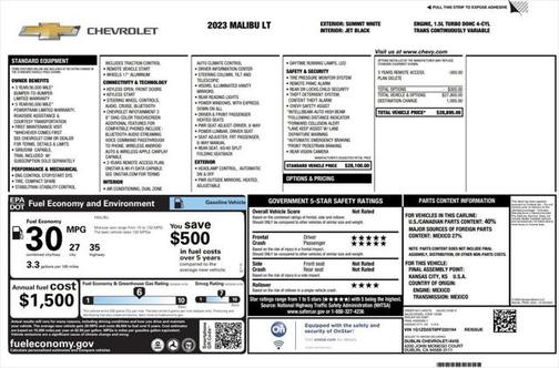 2023 Chevrolet Malibu FWD 1LT