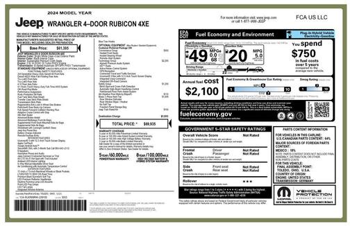 2024 Jeep Wrangler 4xe Rubicon