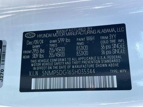 2025 Hyundai SANTA FE HEV Calligraphy