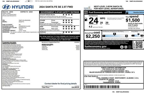 2024 Hyundai SANTA FE SE