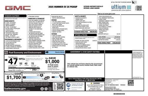 2025 GMC HUMMER EV Pickup 2X