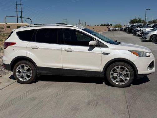White Platinum Tricoat 2014 Ford Escape Titanium