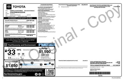 2024 Toyota Corolla XSE