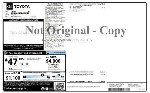 2025 Toyota Camry SE