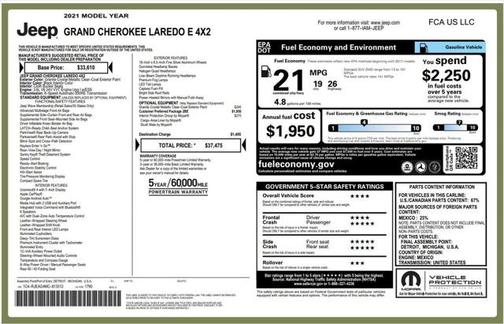 2021 Jeep Grand Cherokee Laredo