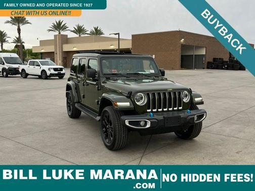 Sarge Green Clearcoat 2023 Jeep Wrangler 4xe Sahara