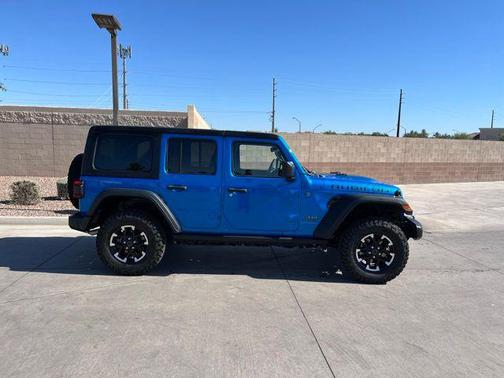Hydro Blue Pearlcoat 2024 Jeep Wrangler 4xe Rubicon