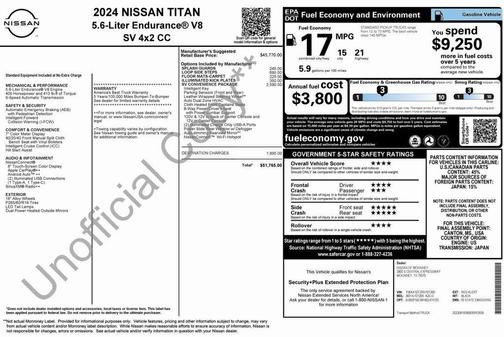 2024 Nissan Titan SV