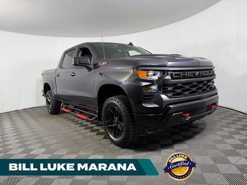 Dark Ash Metallic 2024 Chevrolet Silverado 1500 Custom Trail Boss