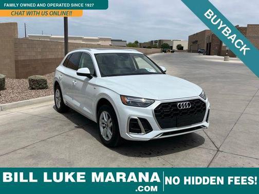 Glacier White Metallic 2023 Audi Q5 45 S line Premium