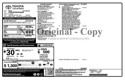 Magnetic Gray Metallic 2019 Toyota RAV4 XLE