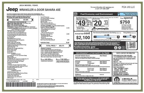 2024 Jeep Wrangler 4xe Sahara
