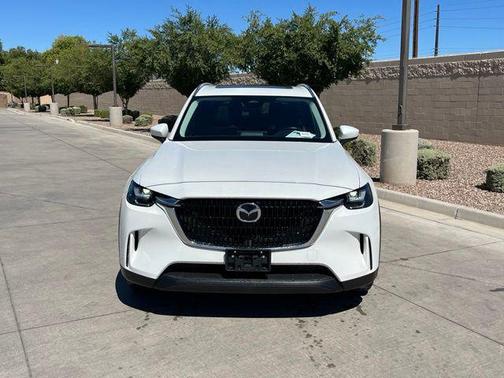 Rhodium White Premium 2024 Mazda CX-90 3.3 Turbo Preferred